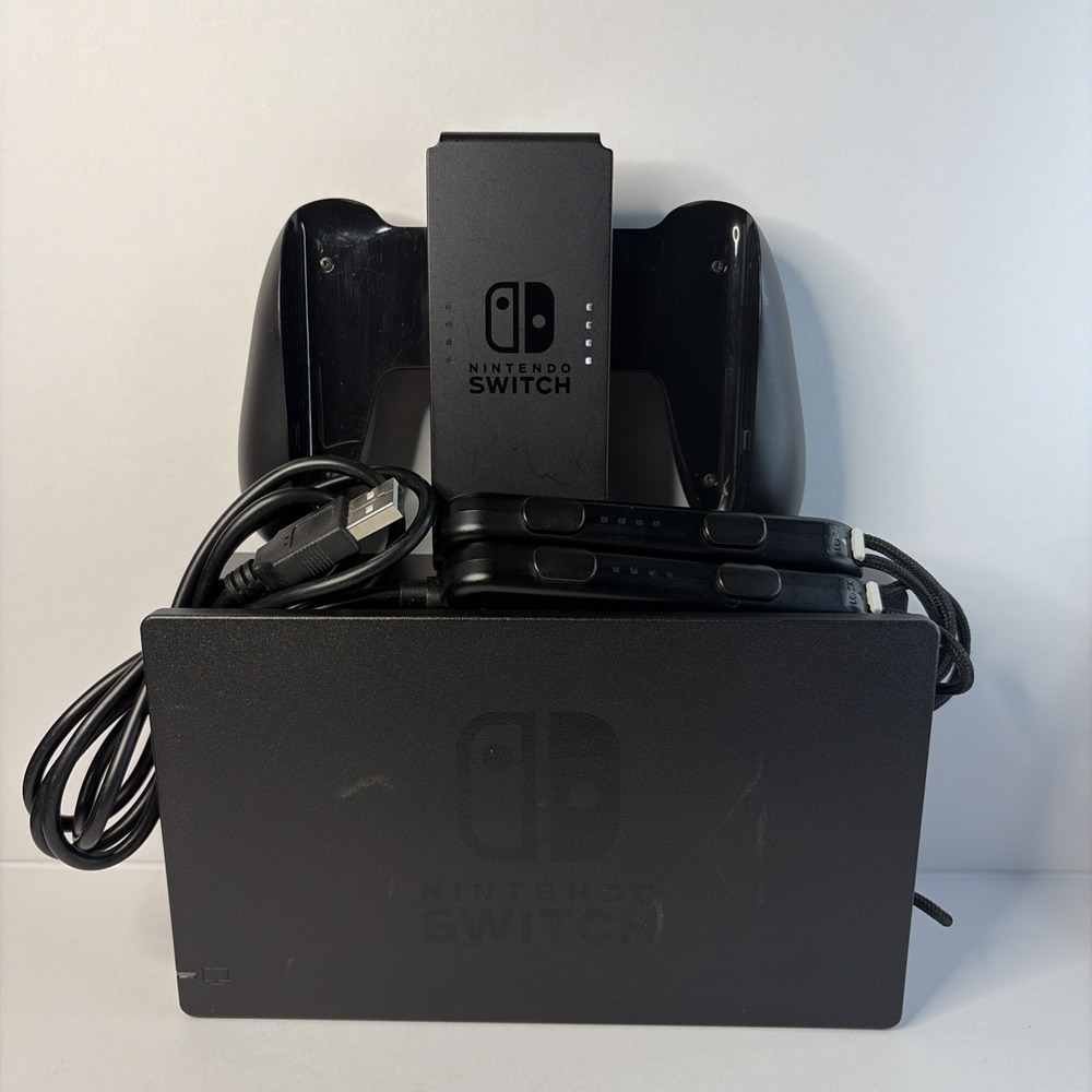 Nintendo Switch Charging Dock Heg-007, Joy-con Grip & Straps, Hac-011 & Hac-014